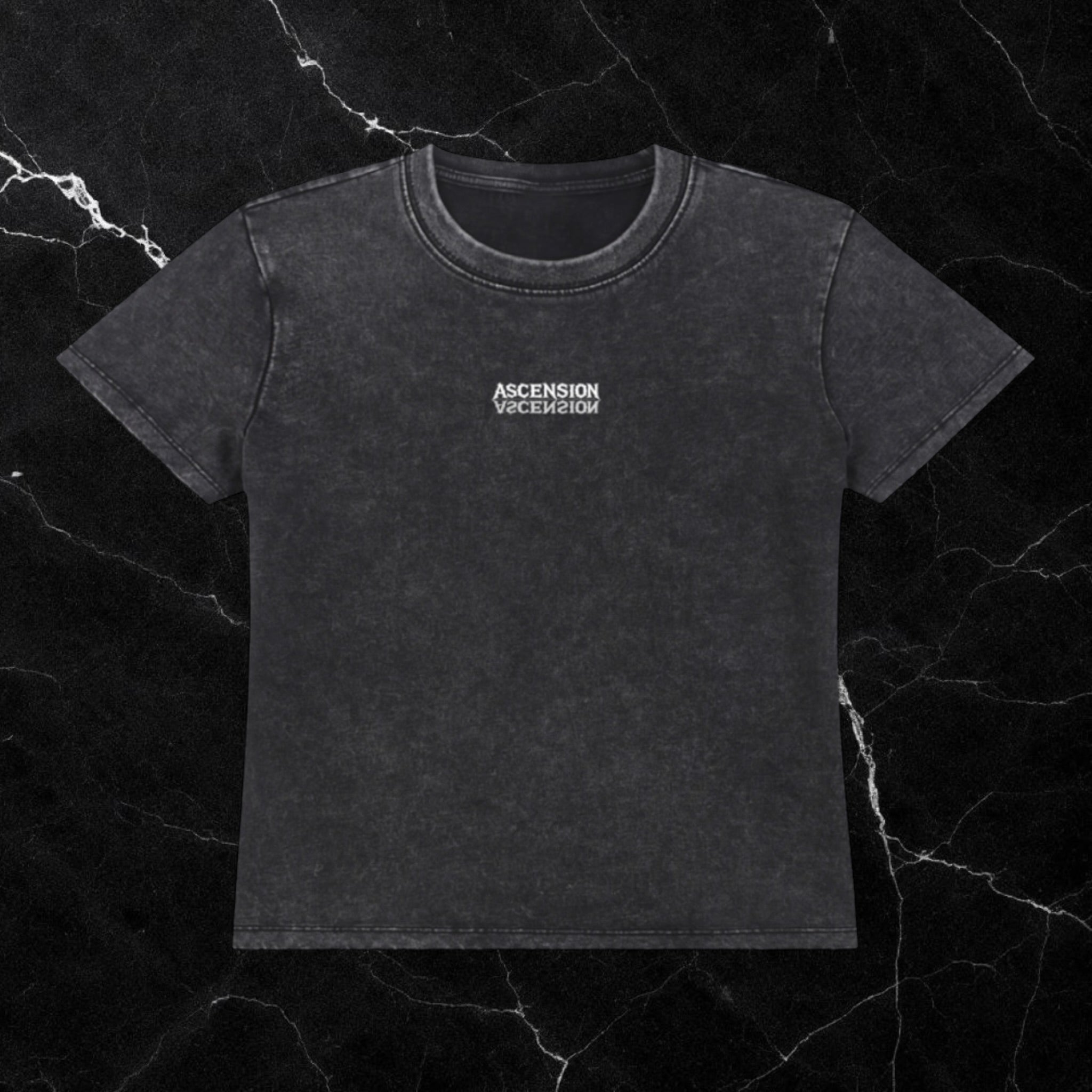 Ascension Drop Shoulder Crop Tee