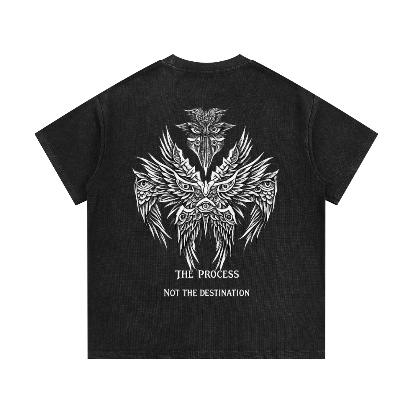 Mineral Wash Waffle Knit T-Shirt
