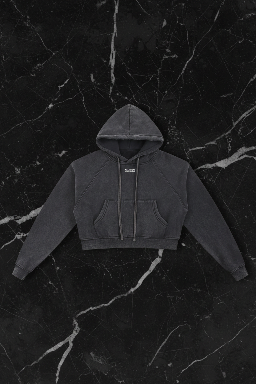 Ascension The Veil Crop Hoodie